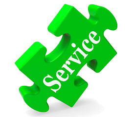 Image showing Service Means Help Support And Assistance