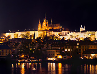 Image showing Prague at night