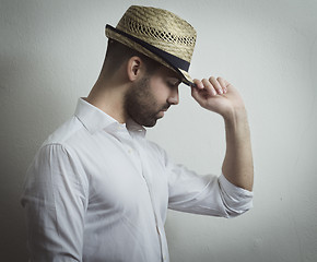 Image showing Man with Hat