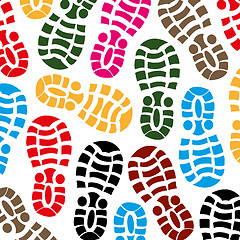 Image showing Imprint footwear miscellaneous of the colour on white background is insulated