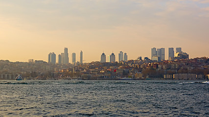 Image showing Istanbul the capital of Turkey, eastern tourist city