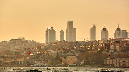 Image showing Istanbul the capital of Turkey, eastern tourist city.