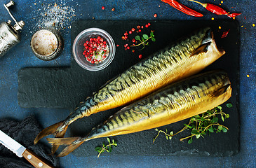 Image showing smoked fish