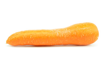 Image showing Whole orange carrot isolated