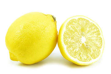 Image showing Ripe lemon fruits