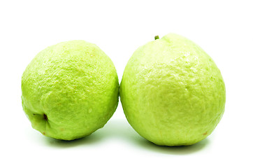 Image showing Green guava isolated