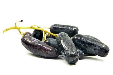 Image showing Sweet black sapphire grapes