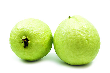 Image showing Green guava isolated