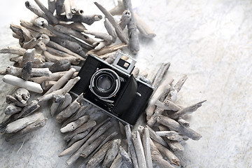 Image showing Old collector\'s camera.