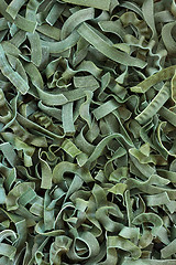 Image showing Spirulina Tagliatelle Pasta