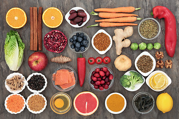 Image showing Healthy Food to Slow the Ageing Process