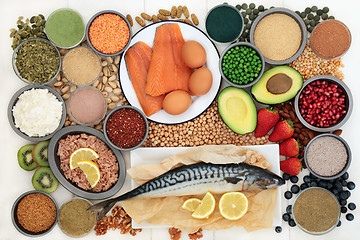 Image showing Body Building Health Food Selection