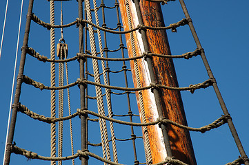 Image showing Sailboat detail