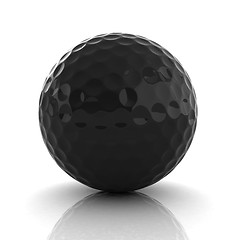 Image showing Golf ball. 3D rendering