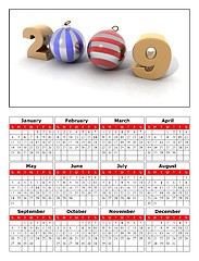 Image showing 2009 calendar