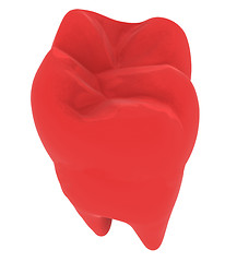 Image showing Colorful tooth. 3d illustration