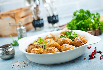 Image showing boiled potatoes