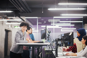 Image showing portrait of young female software developer