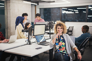 Image showing portrait of young female software developer