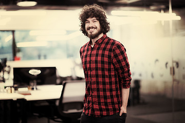 Image showing Portrait of smiling male software developer