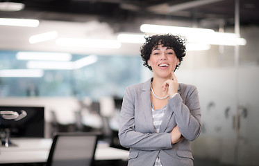 Image showing Portrait of successful female software developer