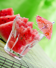 Image showing Watermelon juice