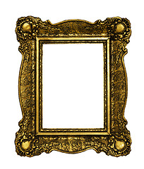 Image showing 	Vintage Golden Frame
