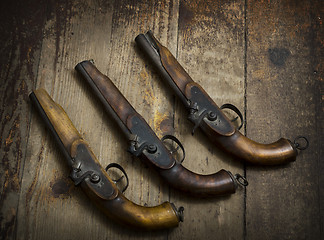 Image showing Vintage Pistols