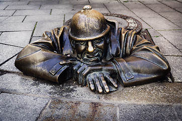 Image showing Man at work, Bratislava, Slovakia