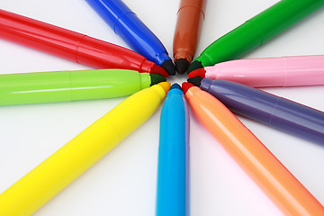 Image showing Colorful pencils