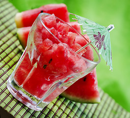 Image showing Watermelon juice