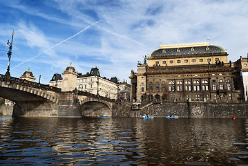 Image showing Prague from Vltava