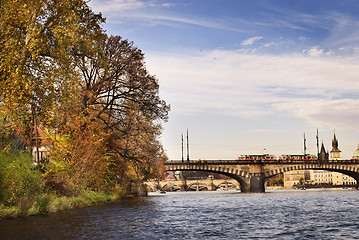 Image showing Prague from Vltava