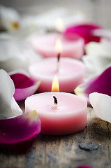 Image showing Spa Candles
