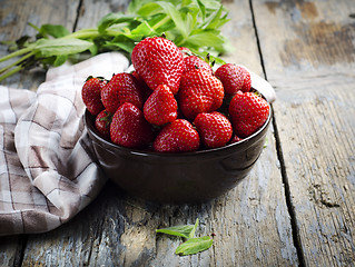 Image showing Strawberries