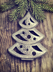 Image showing Christmas ornaments