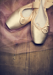 Image showing Pointe Shoes