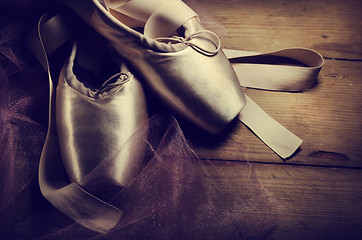 Image showing Pointe Shoes