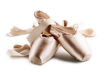 Image showing Pointe Shoes