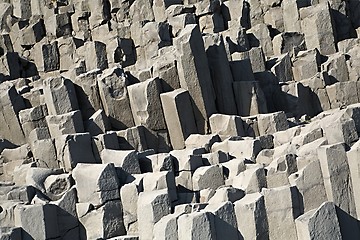 Image showing Basalt columns in Iceland