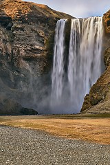 Image showing Waterfall in Iceland