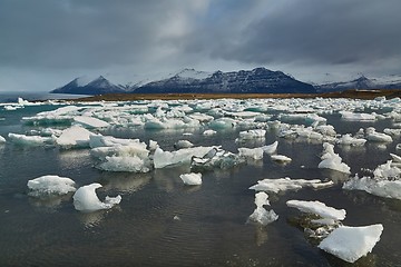 Image showing Glacial lake in Iceland