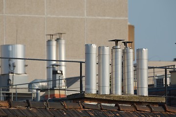 Image showing Roofs and chimneys