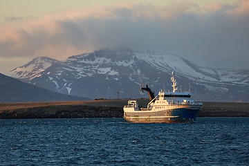 Image showing Fishing ship in Iceland