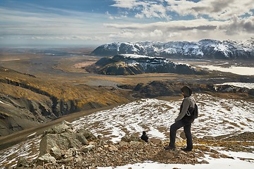 Image showing Hiking in Iceland