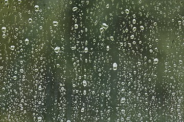 Image showing Rainy window surface