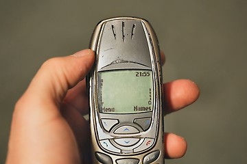 Image showing Old mobile phone