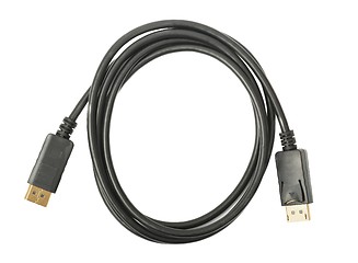 Image showing Display port cable isolated