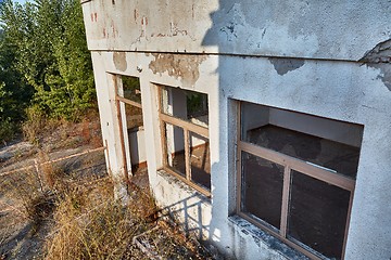 Image showing Abandoned building interior