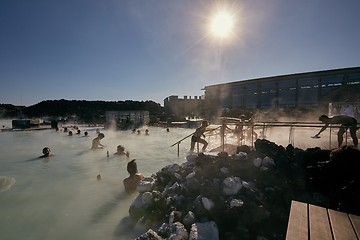 Image showing Thermal pool with hot water